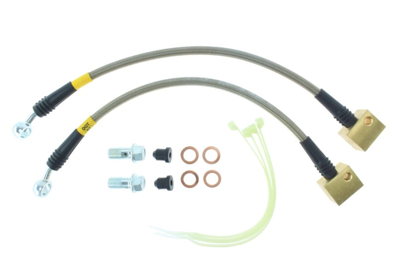 Stoptech 950.62508 StopTech 06-09 Chevy Trailblazer Stainless Steel Rear Brake Lines