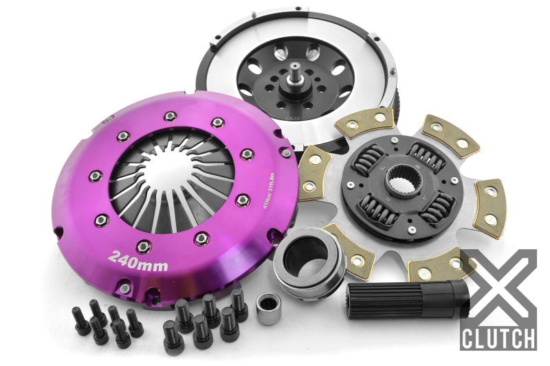 XCLUTCH XKBM24564-1R XClutch 11-13 BMW 335is Base 3.0L Stage 2R Extra HD Sprung Ceramic Clutch (6 Bolt/PB in Input Shaft)