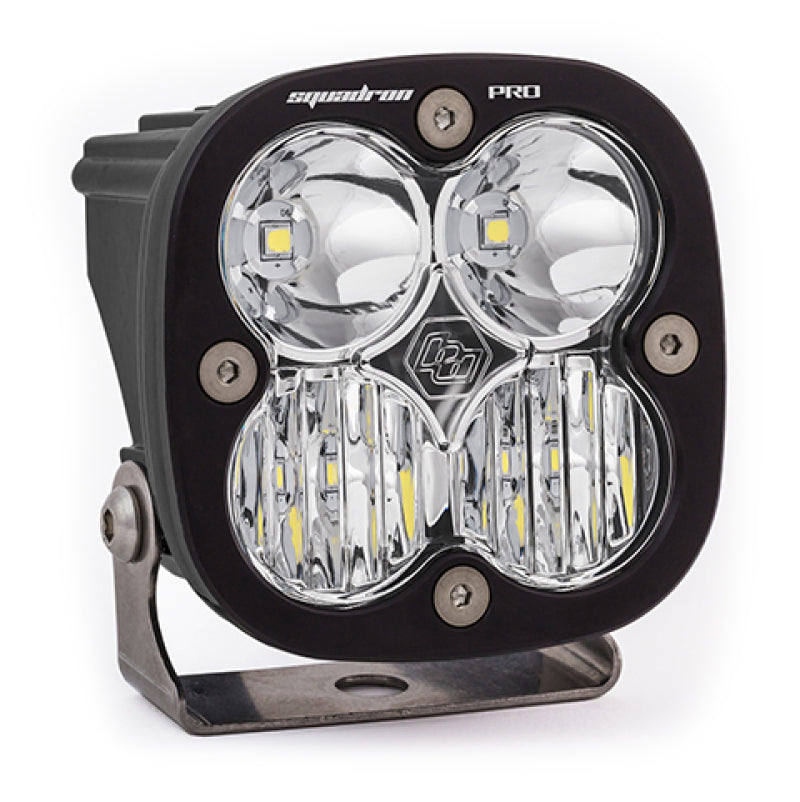 Baja Designs 490003 Squadron Pro Driving/Combo Pattern Black LED Light Pod - Clear