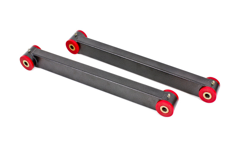 BMR Suspension TCA019H BMR 05-14 S197 Mustang Non-Adj. Boxed Lower Control Arms (Polyurethane) - Black Hammertone