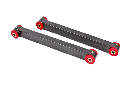 BMR Suspension TCA019H BMR 05-14 S197 Mustang Non-Adj. Boxed Lower Control Arms (Polyurethane) - Black Hammertone