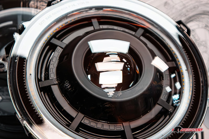 ORACLE Lighting 5839-504-PAU Oracle Jeep Wrangler JL Oculus Bi-LED Projector Headlights- Graphite Metallic - 5500K