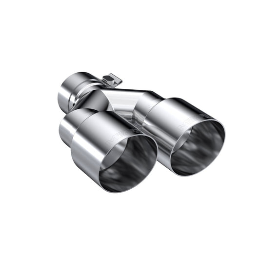 MBRP T5171 Universal T304 SS Dual Tip 3.5in OD/2.5in Inlet