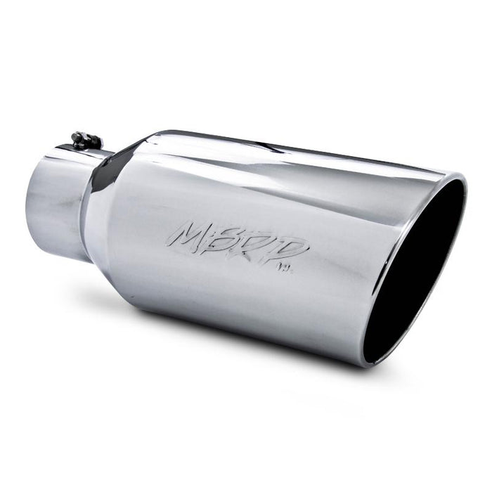 MBRP T5129 Universal Tip 8in OD Rolled End 5in Inlet 18in Length T304