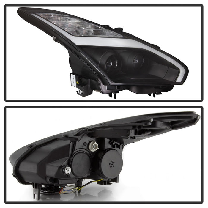 SPYDER 5085696 Spyder Nissan GTR R35 09-14 - Projector Headlights - DRL LED - Black