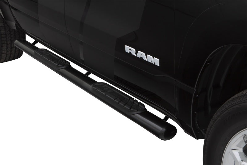 LUND 23684781 Lund 10-17 Dodge RAM 2500 Crew Cab 4in. Oval Straight Steel Nerf Bars - Black
