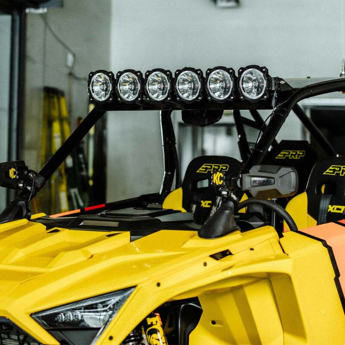 KC HiLiTES 91342 2020+ Polaris RZR Turbo R/Pro XP 39in. Pro6 Gravity LED 6-Light 120w Combo Beam
