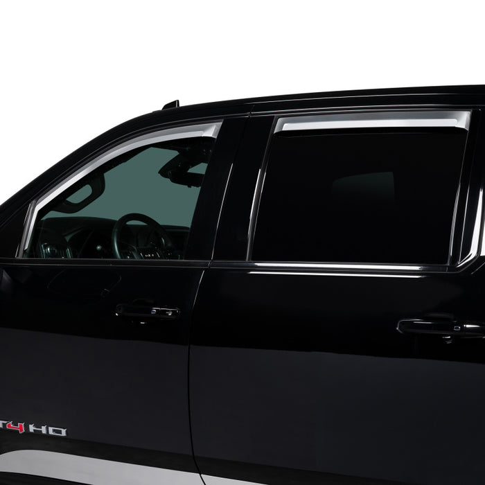 Putco 480440 14-18 Chevy Silverado LD - 4 Door - Crew Cab Element Chrome Window Visors