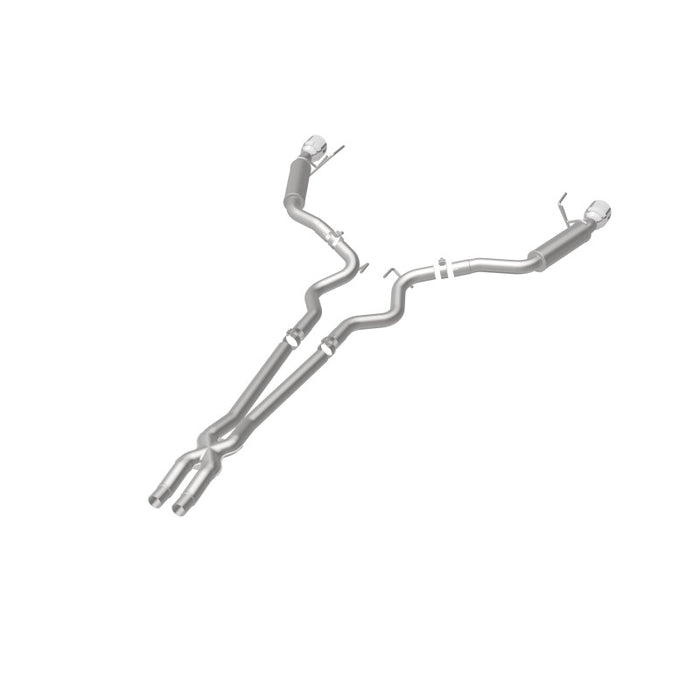 Magnaflow 19099 MagnaFlow Cat Back, SS, 2.5in, Competition, Dual Split Polished 4.5in Tips 2015 Ford Mustang V6 3.7L