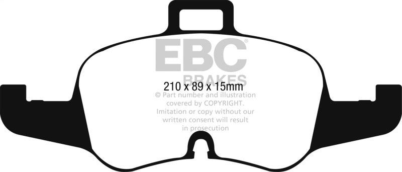 EBC DP32256C 2016+ Audi TTS Quattro 2.0L Turbo Redstuff Front Brake Pads