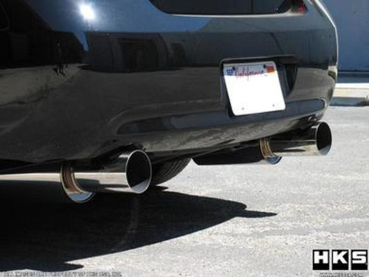 HKS 32003-BN001 09-13 G37 Sedan Hi-Power Rear Muffler (SUS304 NO COATING)