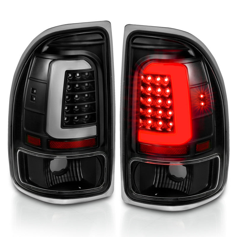 ANZO 311347 1997-2004 Dodge Dakota LED Taillights Black Housing Clear Lens Pair