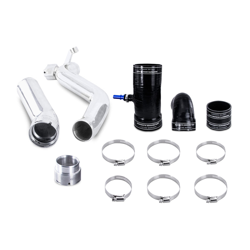 Mishimoto MMICP-RGR-19KP 2019+ Ford Ranger 2.3L Intercooler Pipe & Boot Kit - Polished