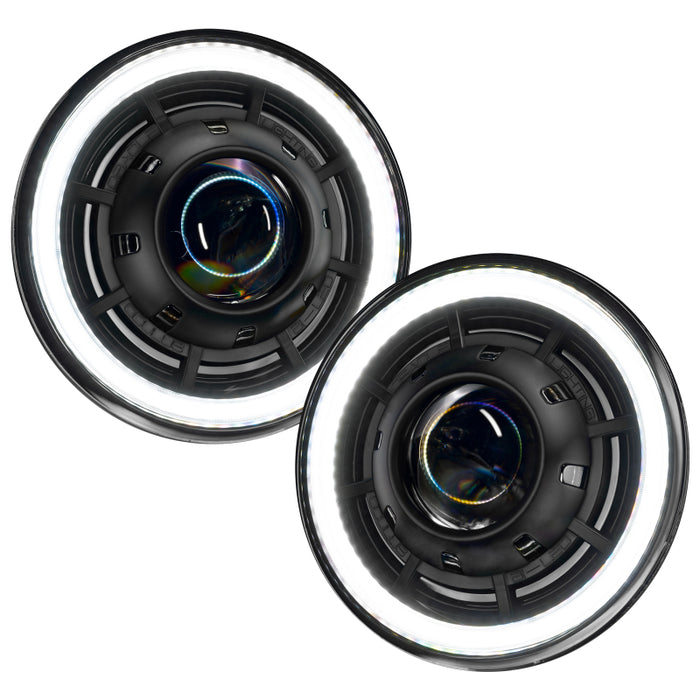 ORACLE Lighting 5876-023 0718 Jeep Wrangler JK Oculus 7in Switchback BiLED Projector Headlights