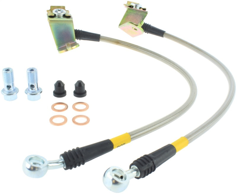 Stoptech 950.63502 StopTech 06-07 Chrysler 300C SRT-8 Stainless Steel Rear Brake Lines