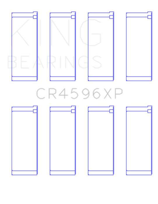 King Engine Bearings CR4596XP BMW S14B20/S14B23/S14B25 (Size STD) Performance Rod Bearing Set