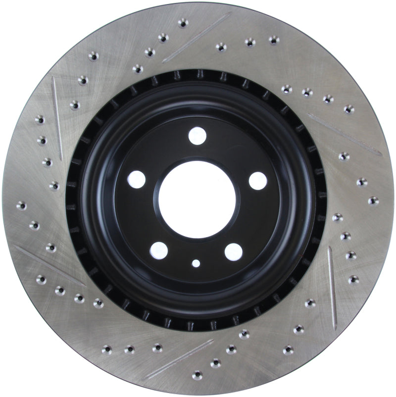 Stoptech 127.33137L StopTech Slotted & Drilled Sport Brake Rotor