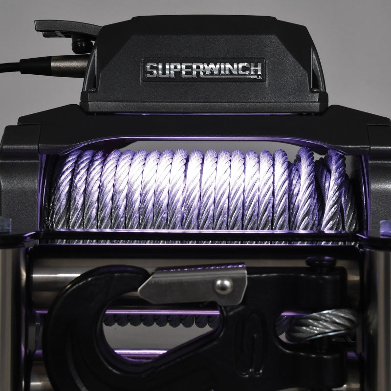 Superwinch 1710200 10000 LBS 12V DC 3/8in x 85ft Wire Rope SX 10000 Winch