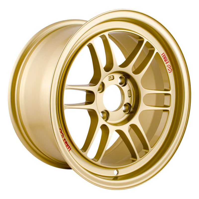 Enkei 3795804928GG RPF1 15x8 4x100 28mm Offset 75mm Bore Gold Wheel
