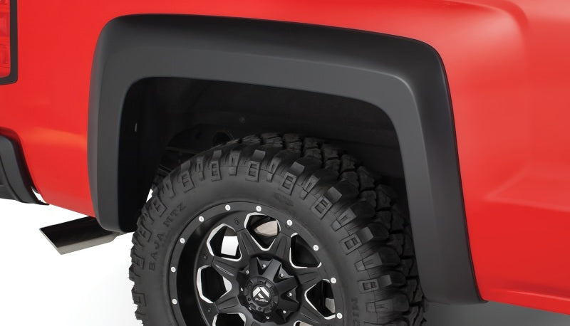 Bushwacker 40012-01 88-99 Chevy C1500 Stepside Extend-A-Fender Style Flares 2pc 78.0/96.0in Bed - Black