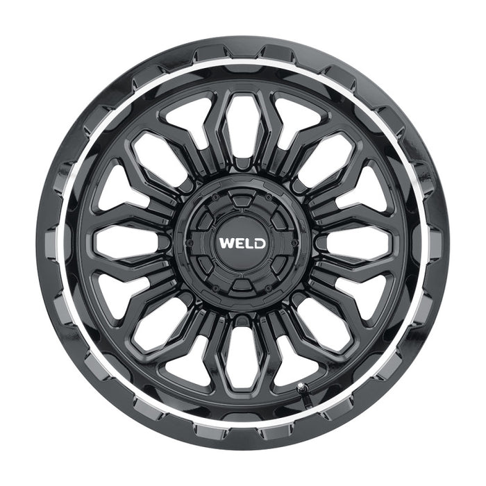 Weld W13909098500 Off-Road W139 20X9 Flare 6X135 6X139.7 ET00 BS5.00 Gloss Black MIL 106.1