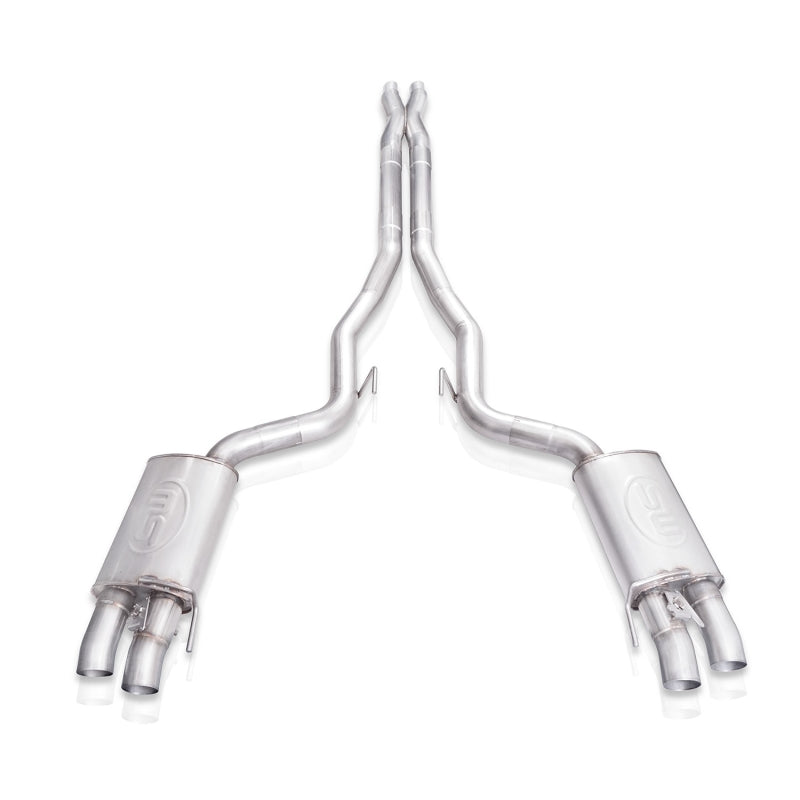 Stainless Works GT350CBXFCR 2015+ Ford Shelby GT350 Redline Factory Connect X-Pipe Catback Exhaust w/Valves