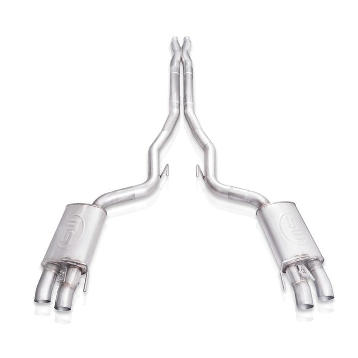 Stainless Works GT350CBXFCR 2015+ Ford Shelby GT350 Redline Factory Connect X-Pipe Catback Exhaust w/Valves
