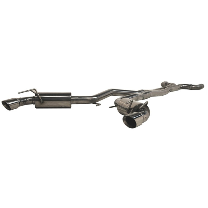 MBRP S7018409 2010 Chev Camaro V8 6.2L 6 Speed Dual Cat Back Round Tips (11 Conv. MUST purchase mbrpAD1710)