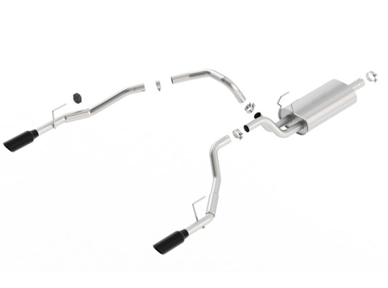 Borla 140552BC 09-17 RAM 1500 5.7L V8 5in Single Tip Black Chrome Cat-Back Touring Exhaust Through Bumper