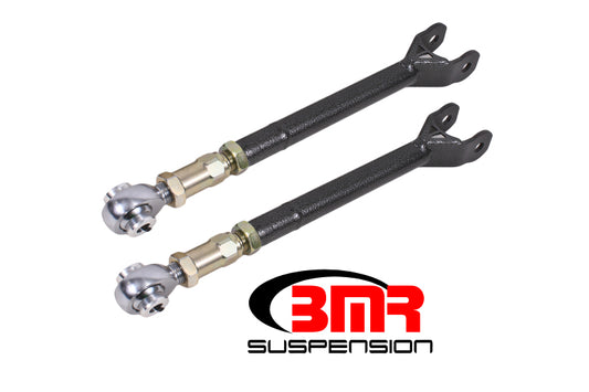 BMR Suspension LTA112H BMR 08-17 Challenger Lower Trailing Arms w/ On-Car Adj. Rod Ends - Black Hammertone