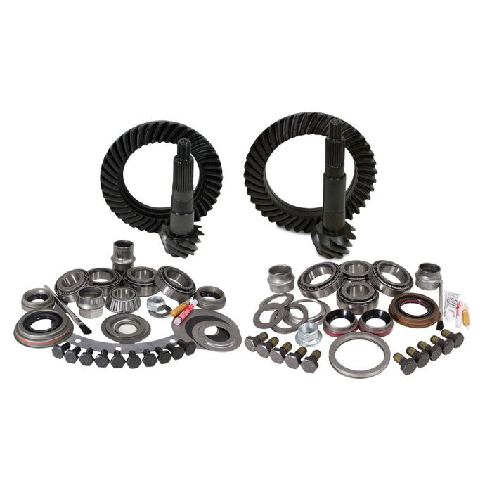 Yukon Gear & Axle YGK001 Yukon Gear & Install Kit Package Jeep XJ / YJ w/ Dana 30 Front & Model 35 Rear - 4.56in Ratio
