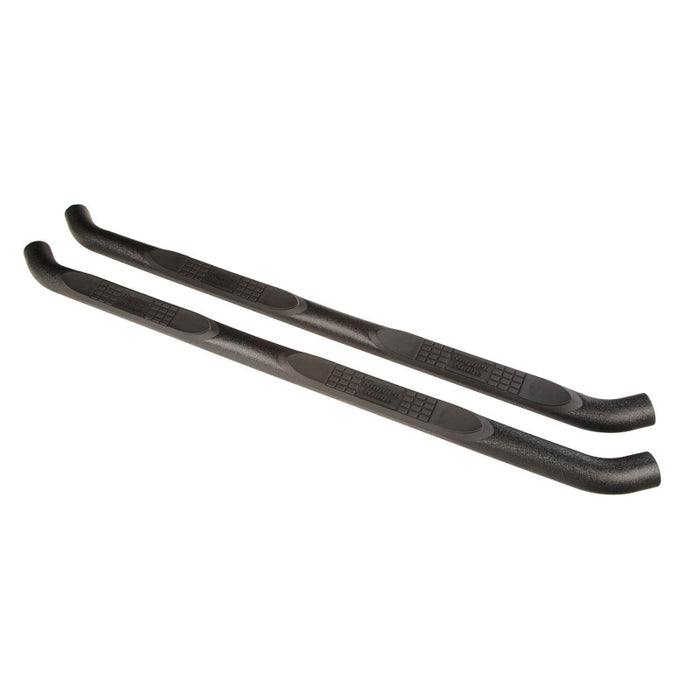 Rugged Ridge 11591.12 3in Round Side Step Black 18-20 Jeep Wrangler JL 4Dr