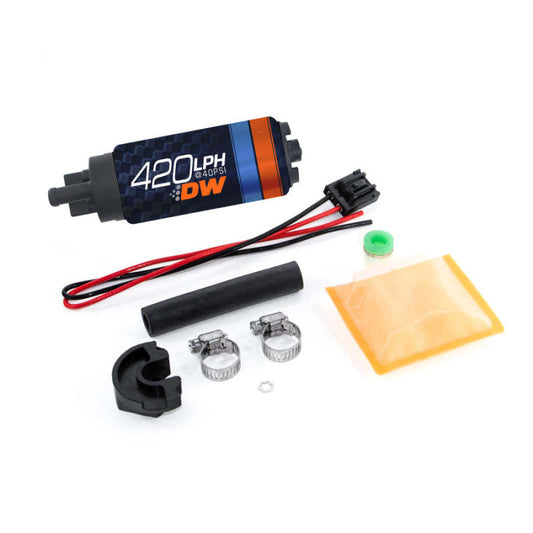 DeatschWerks 9-421-0766 Deatschwerks DW420 Series 420lph In-Tank Fuel Pump w/ Install Kit For 89-94 240SX