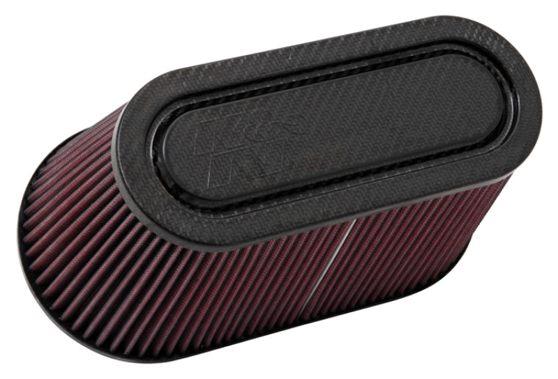 K&N Engineering RP-5182 K&N Filter Univ Air Filter Carb Fib T/B 3-1/2in FLG OD / 12x6in B / 9-15/16x3-15/16in T / 6in H