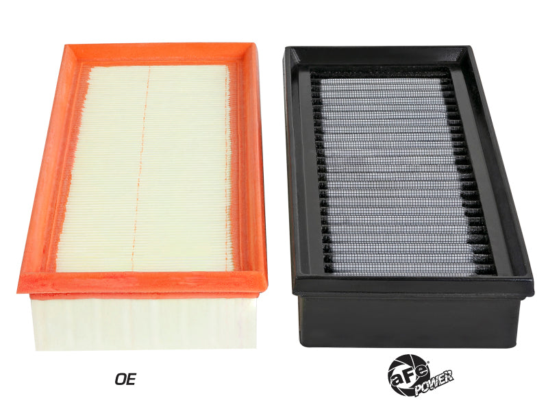 aFe 31-10289-MA Magnum FLOW Pro DRY S OE Replacement Filter 15-19 Mercedes C63 AMG 4.0L TT (Pair)