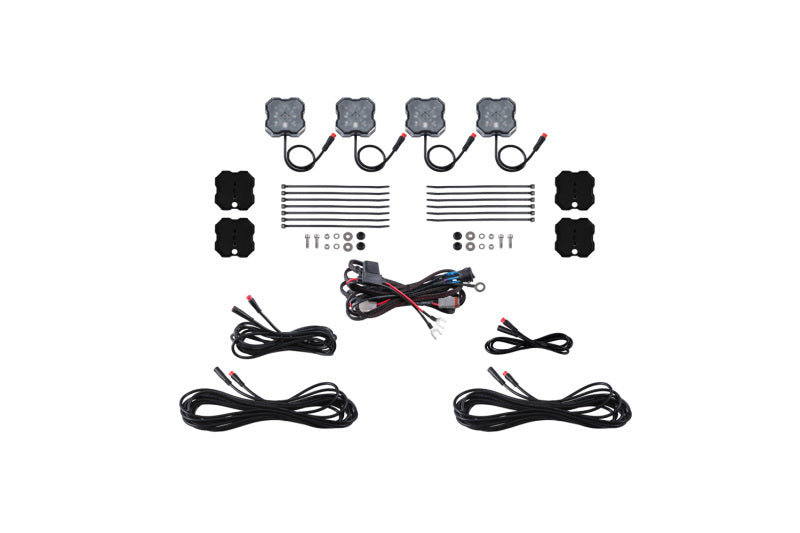 Diode Dynamics DD7741 RGBW Rock Light Installer Magnet Mount Kit (4-pack)