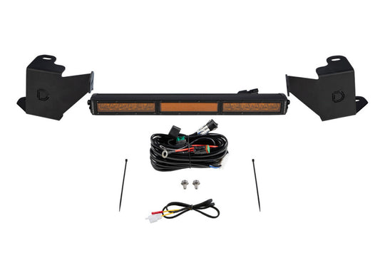 Diode Dynamics DD7413 2022 Toyota Tundra Stealth Bumper Light Bar Kit - Amber Combo