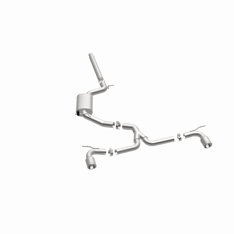 Magnaflow 15357 MagnaFlow SYS C/B Dual Split Rear Exit 4in Polished Tips 2015 VW GTI 2.0L Turbo