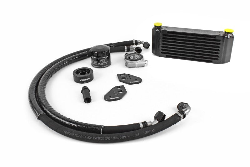 Perrin Performance PSP-OIL-113 PERRIN 13-20 Subaru BRZ / Scion FR-S / Toyota 86 Engine Oil Cooler Full Kit