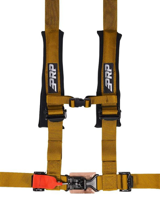 PRP Seats SB4.2LL-GO PRP 4.2 Harness with Latch / Link Lap Belt- Gold