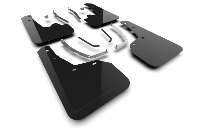 Rally Armor MF125-UR-BLK-MBK 2025 Hyundai Tucson ICE XRT Black UR Mud Flap - Metallic Black Logo