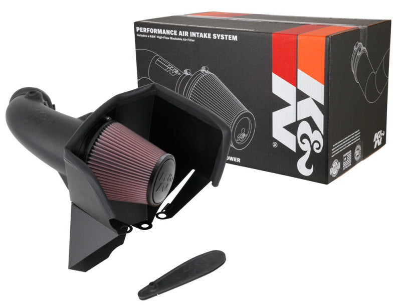 K&N Engineering 63-1579 K&N 18-19 Jeep Grand Cherokee Trackhawk V8-6.2L F/I AirCharger Performance Intake