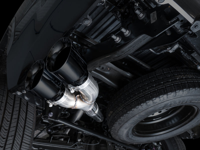 AWE Tuning 3015-33063 AWE 0FG Exhaust for 3rd Gen Toyota Tundra - Dual Diamond Black Tips