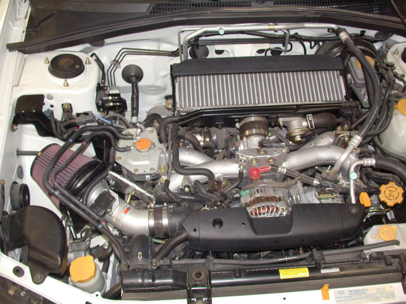 K&N Engineering 69-8002TS K&N 04-06 Subaru Forester XT F4-2.5L Silver Typhoon Short RAM Intake