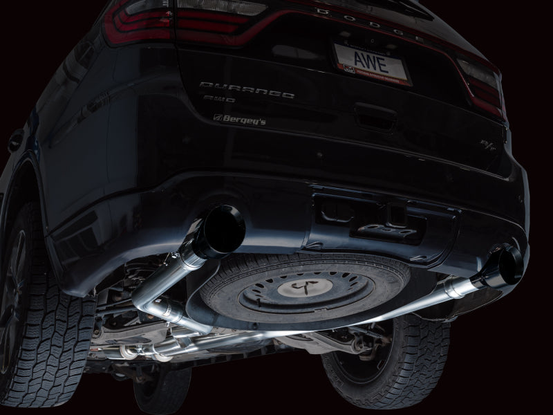 AWE Tuning 3020-33575 11-24 Dodge Durango 5.7L Track Edition Exhaust w/ Diamond Black Tips