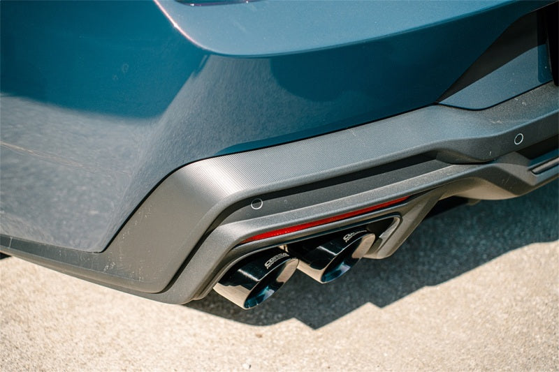 CORSA Performance 21265BLK Corsa 24+ Ford Mustang Dark Horse 5.0L 3in Dual Rear Cat-Back w/Twin 4.5in Black PVD Slash Tips