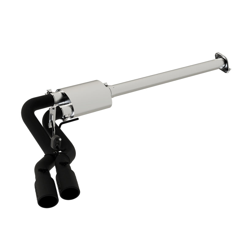 MBRP S5260BLK 15-16 Ford F-150 2.7L/3.5L/5.0L 3in Cat Back Single Side Pre-Axle Dual Exit Black Coated