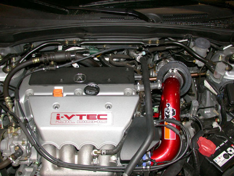 K&N Engineering 69-1009TR K&N 02 Honda Civic Si Red Typhoon Short RAM Intake