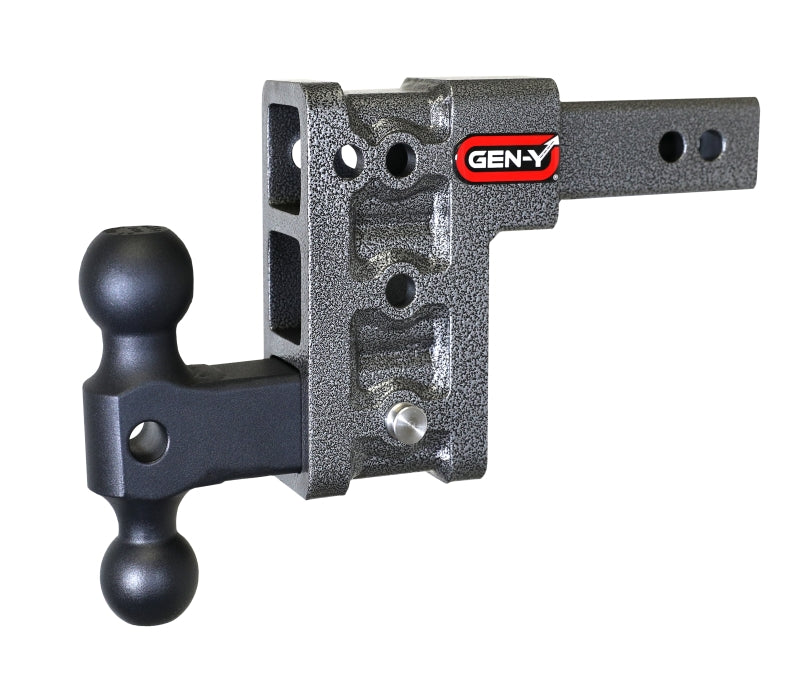 GEN-Y Hitch GH-313 Gen-Y Mega Duty 2in Shank 5in Drop 1.5K TW 10K Hitch w/GH-031 Dual-Ball