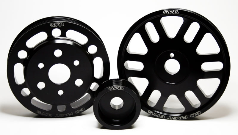 Go Fast Bits 2016 GFB 13 Subaru BRZ / 13 Scion FR-S 3 Pc L/W Pulley Kit (Inc Crank/Alternator/Water Pump Pulleys)